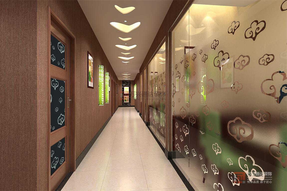 北京万兴通达办公装修项目-小肥羊火锅，白银店装修效果图