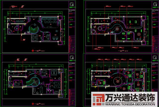 美容院设计美容院设计案例_万兴办公室装修公司