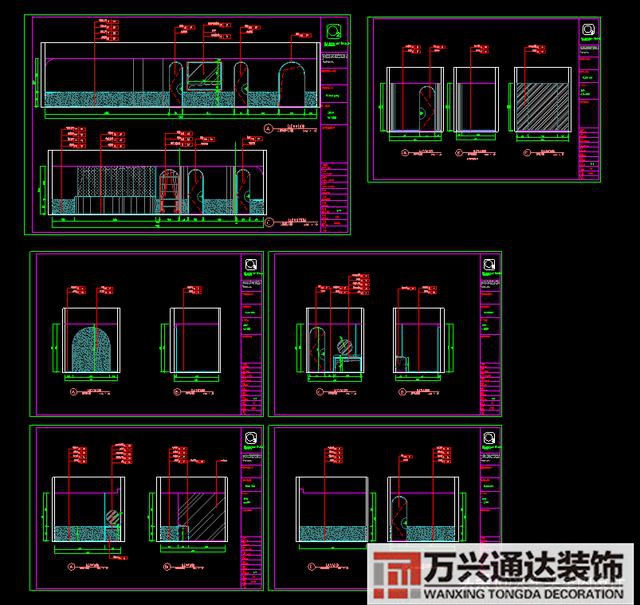 美容院设计美容院设计案例_万兴办公室装修公司