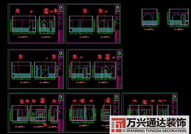 美容院设计美容院设计案例_万兴办公室装修公司