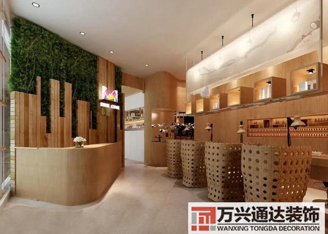 美容院装饰美容院装饰画_万兴办公室装修公司