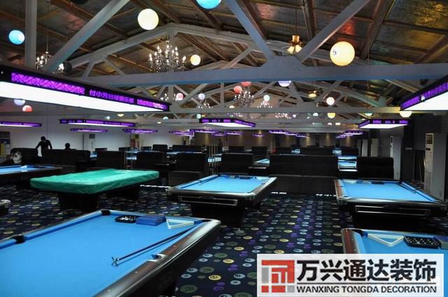 台球厅装修台球厅装修风格图