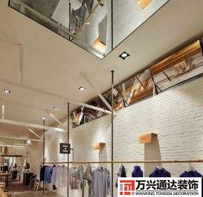 复古服装店装修效果图服装店复古风装修效果图