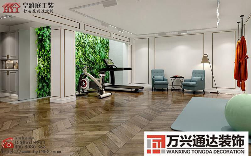 健身房室内装修效果图家庭健身房室内装修效果图