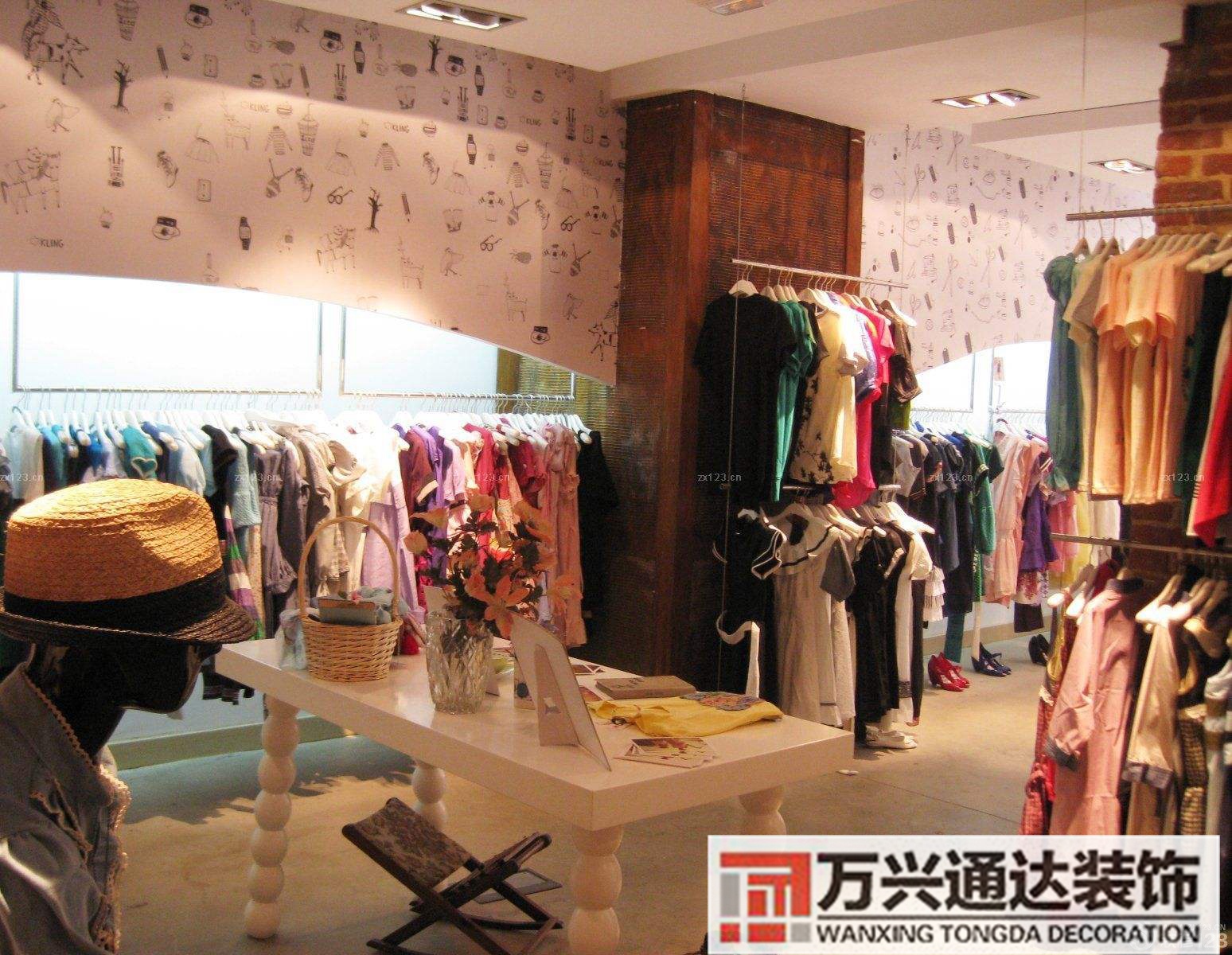 服装店欧式装修效果图欧式复古服装店装修效果图大全