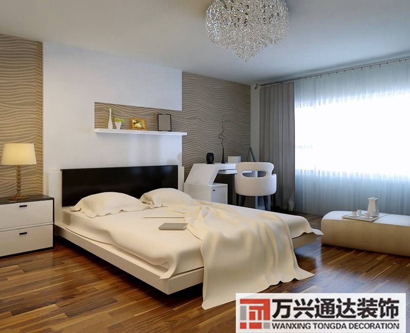 卧室简约装修卧室简约装修背景墙,设计效果图