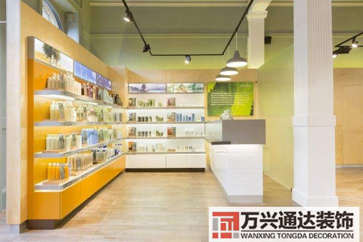 化妆品店装修特色化妆品店怎么装饰好看